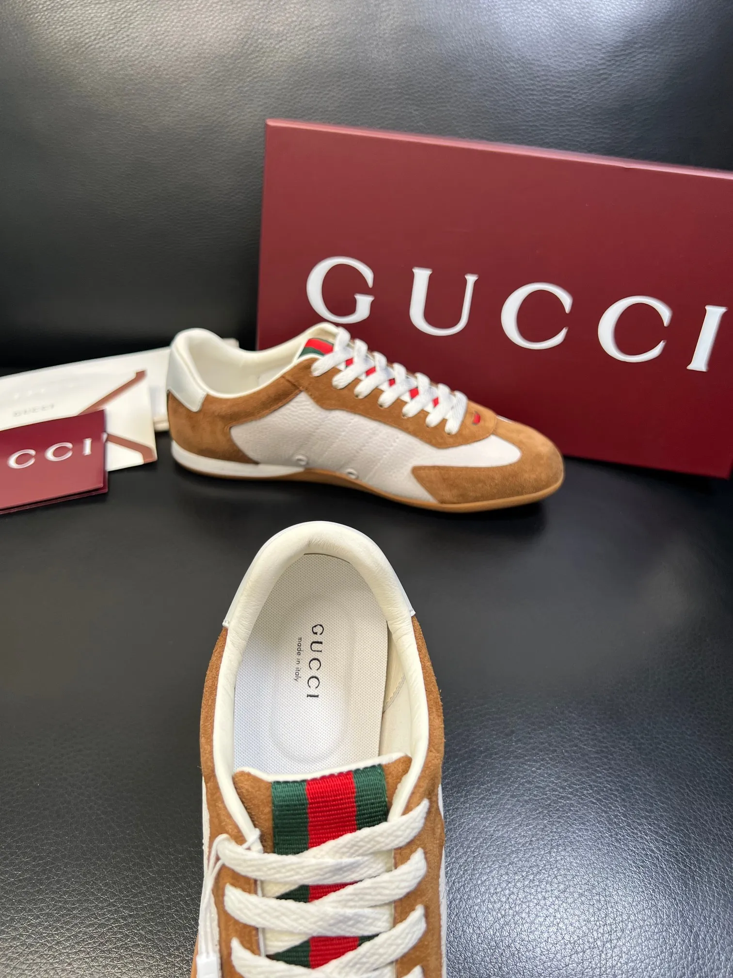 P420. New men's shoes GUCCI [Lightning] latest shoes shipped. Original quality, fashionable, special materials, inner mesh, brand new packaging. The foot feels super comfortable and the workmanship is impeccable Code number: 38-45 No. 058